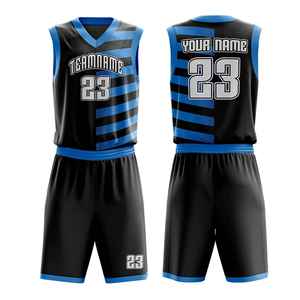 Camisetas y pantalones cortos de baloncesto hechos a medida para hombre, conjunto de uniforme de baloncesto de primera calidad a la venta - Product Image 1