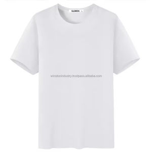 Nouveau personnalisé Offre Spéciale vierge vintage bambou matériel sublimation blanc vintage bambou matériel coton sublimation hommes t-shirt - Product Image 5