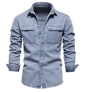 เสื้อแจ็กเก็ตยีนส์ของผู้ชาย - Product Image 3