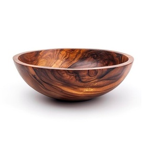 Cuenco de madera de mango decorativo hecho a mano de alta calidad, tarifas al por mayor desechables para hoteles y restaurantes domésticos, cantidad a granel - Product Image 6