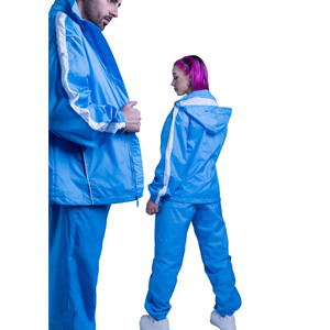 Survêtement à capuche pour femme, couleur unie, imprimé, coupe-vent, 100% polyester, séchage rapide, respirant, réversible, personnalisable - Product Image 4
