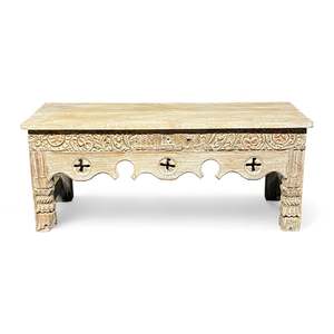 Banco de Madera Tallado a Mano para Comedor, Muebles para el Hogar - Product Image 4