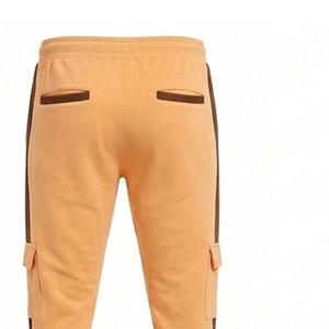Nouveau design – Pantalon de survêtement décontracté pour homme avec cordon de serrage et poches latérales – Pantalon de survêtement premium léger en maille - Product Image 5