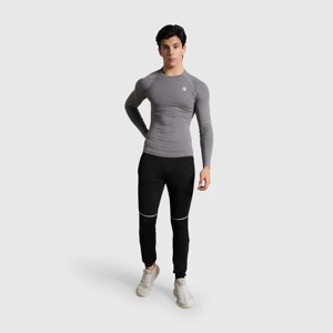 GA Men's Compression <b>Long</b> <b>Sleeves</b> Grey <b>Undershirts</b> - Product Image 4