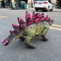 Modèle mécanique réaliste de chien de dinosaure Animatronic simulé électrique pour une utilisation intérieure pour les parcs de parcs d'aventure de centres commerciaux