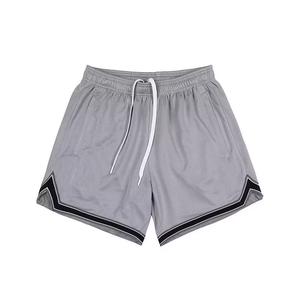 New Fashion Double <b>Layer</b> Men's Polyester Mesh Shorts for Gym Sports Fitness Beach Basketball Jogging Other Athletic Activities - Product Image 4