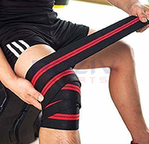 Rodilleras de Algodón Suave, Gruesas, Transpirables y Ligeras para Levantamiento de Pesas y Entrenamiento en Gimnasio con Cierre Ajustable de Gancho y Bucle - Product Image 2