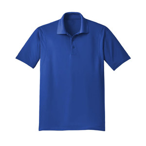 Polo Sport-Tek TST650 pour homme, en micropique, respirant, bleu - Product Image 4