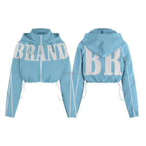 2025 gros nouveau Design coupe-vent femmes veste légère mode veste manteau de pluie imperméable coupe-vent veste pour les femmes - Product Image 1