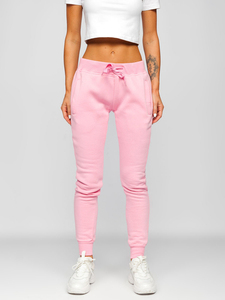 Pantalon de survêtement d'hiver décontracté pour la course à pied, taille haute, avec cordon de serrage, pantalon de sport double couche pour femmes - Product Image 4