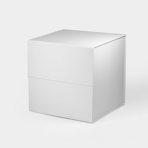 Confezione regalo per imballaggio al dettaglio di abbigliamento con stampa cubo <span class=keywords><strong>M</strong></span> nero bianco - Product Image 5