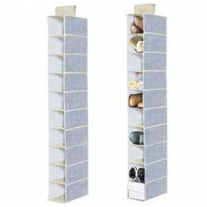 Organizador de Zapatos Colgante de Tela con 10 Estantes, Armario de Tela, Gran Venta 2022 - Product Image 5