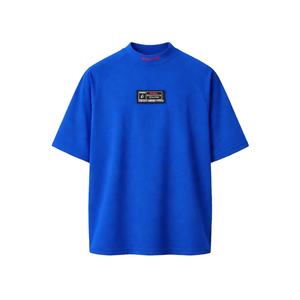 Servicio OEM, Camisetas de Hombre de Tallas Grandes al por Mayor, 300GSM, Azul Rey, Bordadas, Estilo Urbano, Camisetas Clásicas de Verano para Hombre - Product Image 1