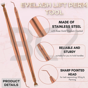 Nouvelle arrivée avec peigne bonne vente avec le meilleur fournisseur avec des outils de séparation des cils en acier inoxydable de forme incurvée - Product Image 5