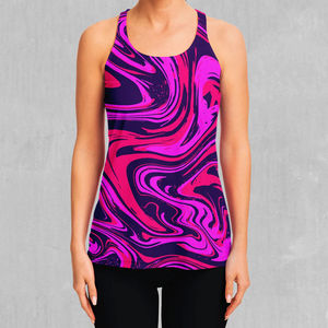 Camiseta Deportiva de Tirantes para Mujer, Diseño Personalizado por Sublimación, Corte Holgado, para Yoga, Atletismo, Correr, Transpirable, Ecológica y de Secado Rápido - Product Image 1
