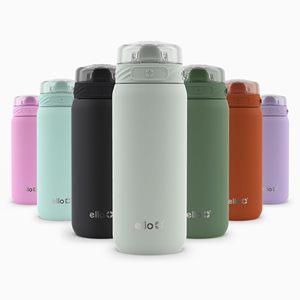 Ello Cooper 18 oz Insulated Stainless Kids Water <b>Bottle</b> <b>With</b> <b>Straw</b> - Product Image 1