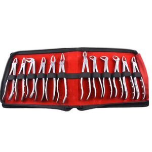 ชุดคีมถอนฟันสแตนเลสเครื่องมือผ่าตัดช่องปากสำหรับถอนฟันแบบมืออาชีพ - Product Image 5