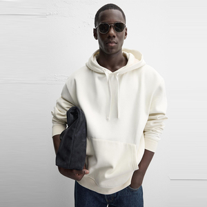 เสื้อมีฮู้ดผ้าฟลีซสำหรับผู้ชายเสื้อสเวตเชิ้ตมีฮู้ดปักลาย3D สีพื้นพิมพ์ดิจิตอลสำหรับฤดูหนาวกำหนดเองได้ - Product Image 3