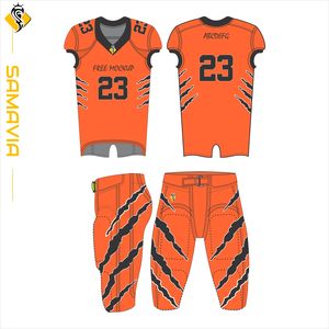 Juego de uniformes de fútbol americano impreso por sublimación para uso en equipos y clubes OEM disponible - Product Image 5