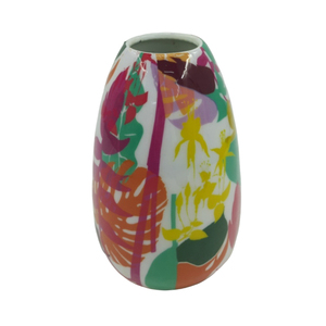 Juego de 3 Jarrones de Flores de Metal de Lujo de Alta Calidad con Acabado Esmaltado para Decoración de Mesa de Salón, Hechos a Mano y Personalizados - Product Image 4