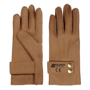 Gants d'hiver en cuir de mouton véritable pour femmes coupe-vent écran tactile Compatible confortable conduite en plein air thermique quotidien - Product Image 1