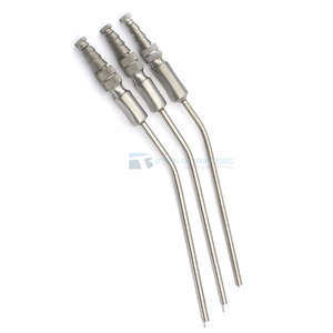 หลอดดูดสเตนเลสแบบแมนนวลฉลากส่วนตัวสำหรับเครื่องมือผ่าตัด - Product Image 1