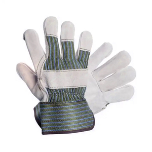NUEVO OEM con MOQ bajo Hombres y mujeres Guantes de trabajo de cuero de vaca de seguridad Antideslizante e ignífugo para construcción y soldadura - Product Image 1