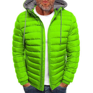 Chaqueta Acolchada de Nuevo Diseño y Última Moda para Hombre, Ropa de Invierno, Chaqueta Acolchada de Algodón con Cuello Alto para Hombre - Product Image 2