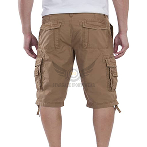 2024 Cargo Shorts pour hommes shorts décontractés sergé 100% coton Cargo Shorts sous le genou lâche 100% meilleure qualité taux de gros - Product Image 3
