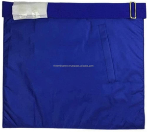 Tablier de Grand Maître Maçonnique Premium Brodé à la Main en Fil d'Or – Fourniture Cérémonielle de Haute Qualité pour Francs-Maçons - Product Image 2