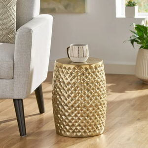 Table d'appoint ronde en métal martelé fabriqué à la main au design moderne de luxe Prix pour la maison Hôtel Salon ou salle à manger - Product Image 2