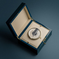 Boîte en MDF laquée piano de luxe haut de gamme, boîtes cadeaux en bois personnalisées, emballage en bois fait à la main pour le caviar, flacon de parfum