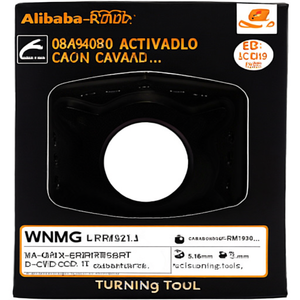 Inserto de Torneado Indexable WNMG 080408E-RMT9310 D. 5.16mm ISO con Recubrimiento MT-CVD, Paquete de 10 para Herramientas de Torneado de Precisión - Product Image 2