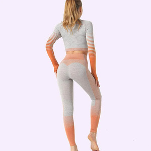 Conjunto de Yoga para Mujer, Ropa Deportiva para Gimnasio, Traje de Fitness de Alta Calidad, Conjunto de Dos Piezas, Venta al Por Mayor - Product Image 2