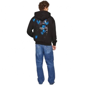 Sudadera con Capucha Personalizada con Logotipo para Hombre, 100% Algodón, Gruesa, de Felpa, Talla Grande, Unisex, para Hombre, FTI-MH-004 - Product Image 5