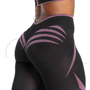 Leggings Deportivos de Cintura Alta, Transpirables, Sólidos, para Mujer, para Gimnasio, Fitness, Yoga, Sin Costuras, Nueva Colección, Alta Calidad, Venta al Por Mayor - Product Image 5