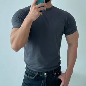 T-shirts de sport pour hommes en coton 100% de haute qualité, personnalisés, respirants, à séchage rapide, pour la salle de sport - Product Image 5