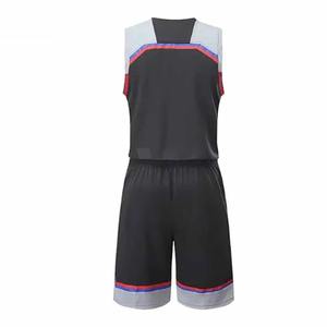 Maillots de basket-ball personnalisés pour hommes, kits d'uniformes de basket-ball d'entraînement respirants, maillots de football francs, nouveauté 2025 - Product Image 3