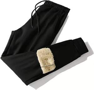 Chándal polar de algodón cálido para hombre y mujer Traje de invierno de dos piezas Ropa deportiva para gimnasio - Product Image 4