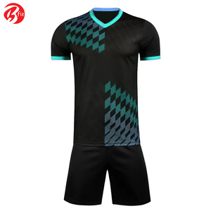 Maillot de football simple de couleur unie personnalisé de la plus haute qualité pour les vêtements de football d'entraînement en équipe - Product Image 6