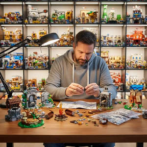 ชุดของเล่นก่อสร้างยุคกลางแบบเลโก้ Moc ขนาด 1:8 ทำจากพลาสติก ABS พร้อมชุดอุปกรณ์เสริมธีมภาพยนตร์สมัยใหม่เพื่อการศึกษา - Product Image 2