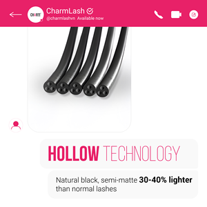 Extensiones de pestañas de seda CharmLash de doble capa Easy Fan, bandeja de pestañas personalizada ODM/OEM, base puntiaguda, pestañas de Cachemira duraderas y cómodas - Product Image 4