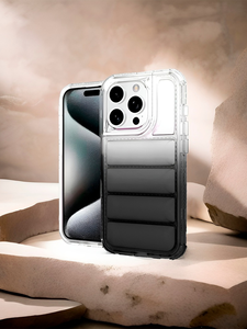 360 completamente protettivo per IPhone 11Pro 14 Plus 13 Pro Max Case in stile dissipazione del calore materiale acrilico in nero blu rosa - Product Image 3