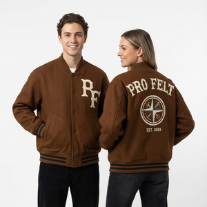 Veste de baseball en collage pour homme, 100% laine de haute qualité, veste universitaire brodée, boutons sur le devant, style veste universitaire - Product Image 6