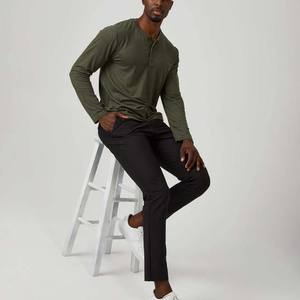 Men's Casual Fashion 2025 High Quality Regular Fit Cotton Stretch Pleated <b>Fleece</b> <b>Trousers</b> Canvas Elastic Waist Breathable - Product Image 2