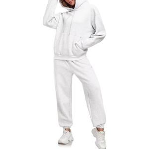 Streetwear surdimensionné à logo personnalisé, ensemble de survêtements de jogging bouffants de grande taille, pantalon épais à manches longues pour hommes - Product Image 5