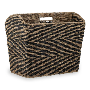 <b>Straw</b> seagrass newspaper holder <b>baskets</b> portable sea grass leaflet magazine holders lowest cost - Product Image 5