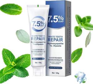 Pasta Dental Blanqueadora con 7.5% de Hidroxiapatita nHAP para Reparación del Esmalte, Dientes Sensibles, Reducción de Manchas, Aliento Fresco, Cuidado Bucal, 120g - Product Image 2