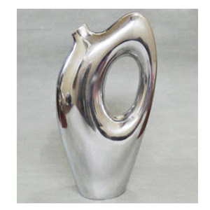 Exhibidor de flores de jarrón de metal martillado de calidad superior perfecto para entradas disponibles a precio mayorista - Product Image 6