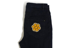 Venta al por mayor de ropa, parches bordados, apliques de piedra con cuentas, diamantes de imitación, accesorios de moda para vestido, parches de Adorno - Product Image 2